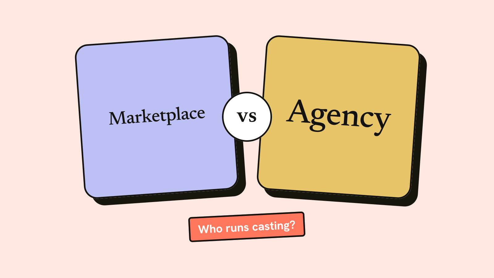 Illustration for the guide: Creator Marketplace vs Agency: Which Should Brands Use? (2026)