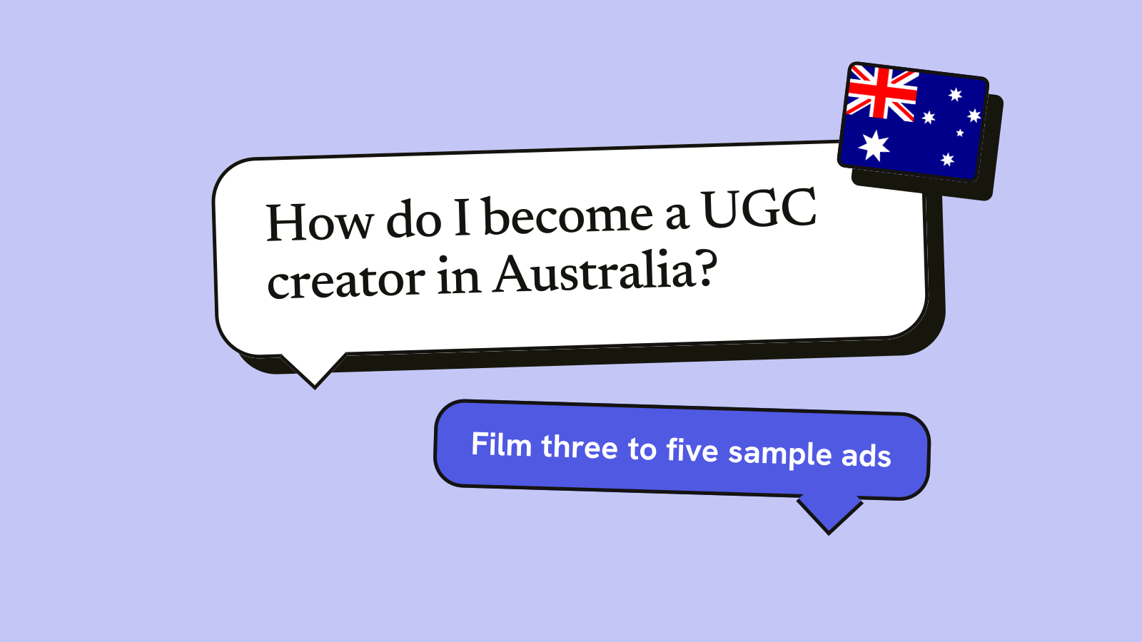 Illustration for the guide: How to Become a UGC Creator in Australia (2026)