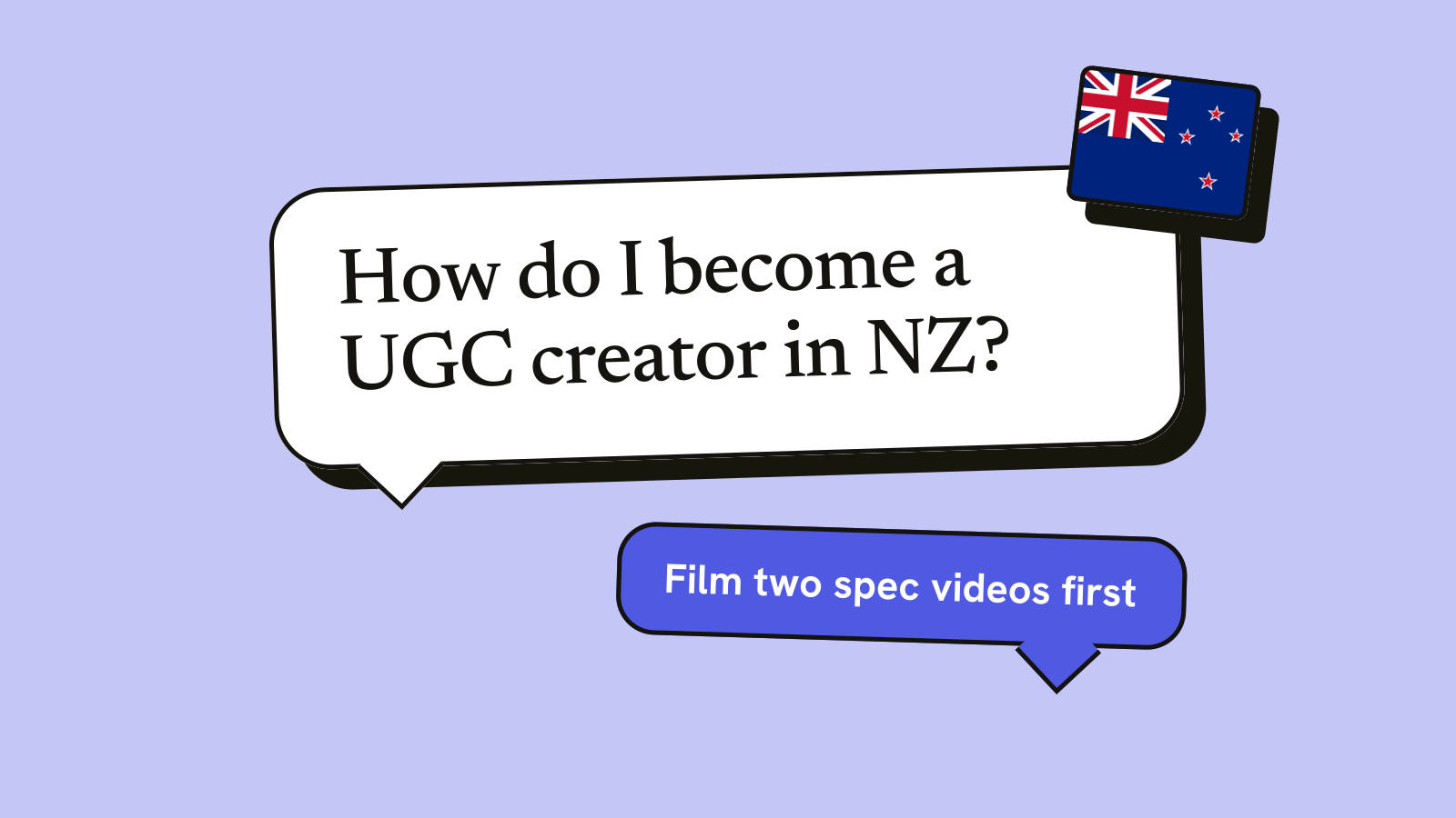 Illustration for the guide: How to Become a UGC Creator NZ: Paid Brand Work