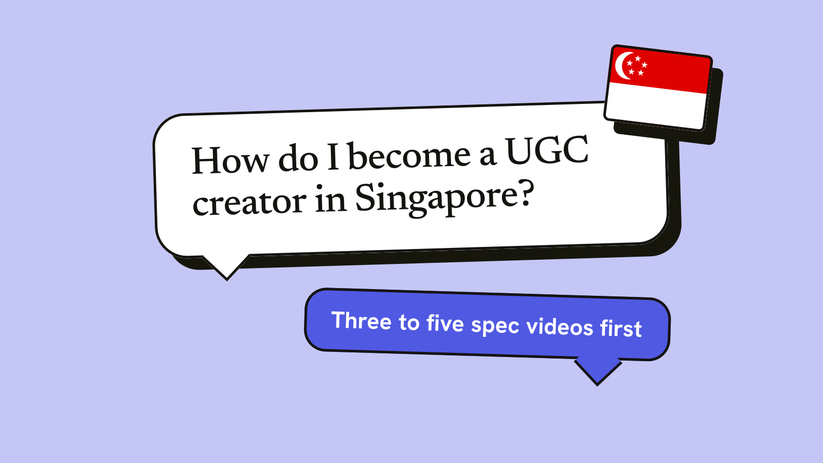 Illustration for the guide: How to Become a UGC Creator in Singapore (2026)
