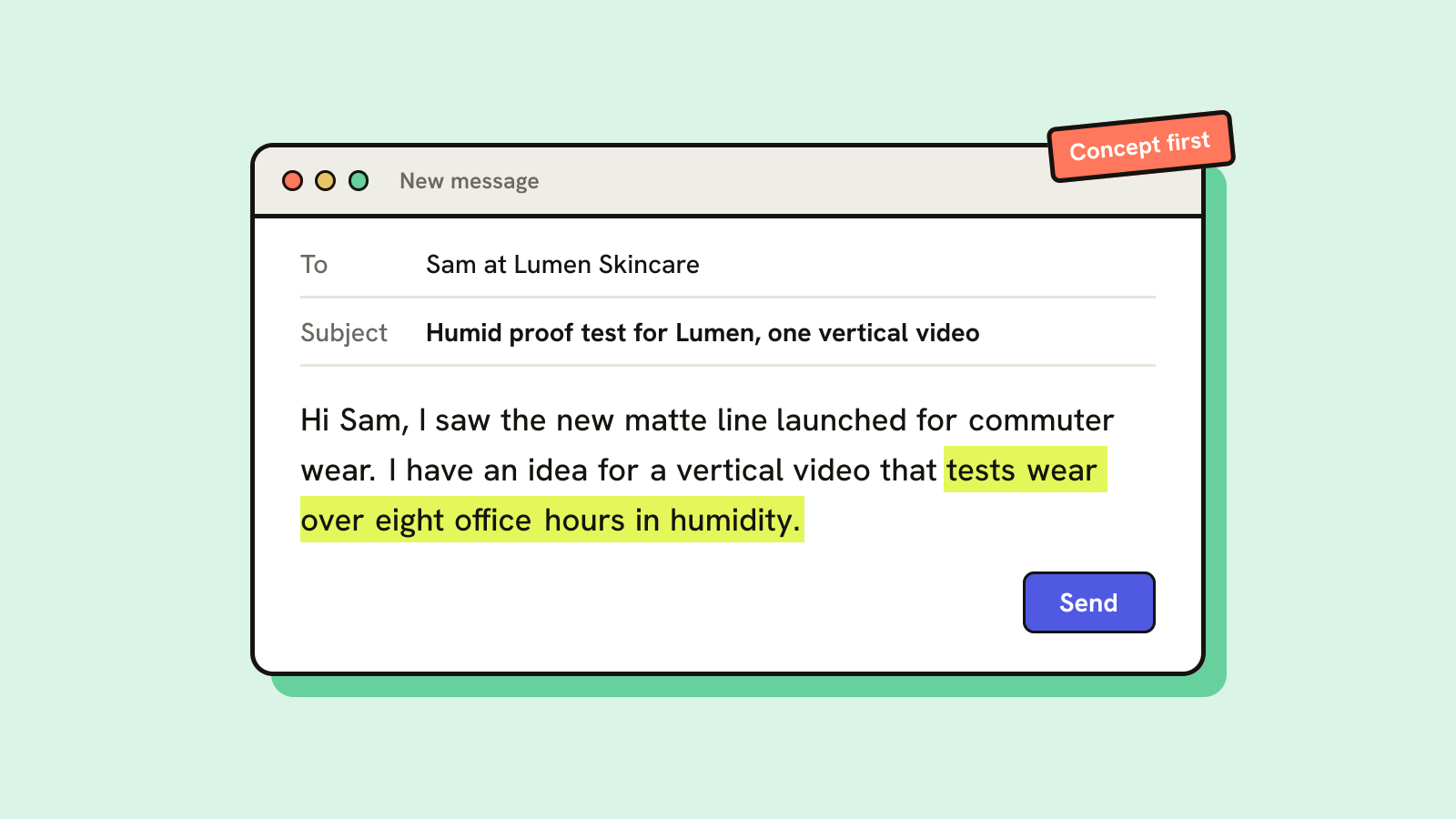 Illustration for the guide: How to Cold Pitch Brands as a UGC Creator: 5 Emails