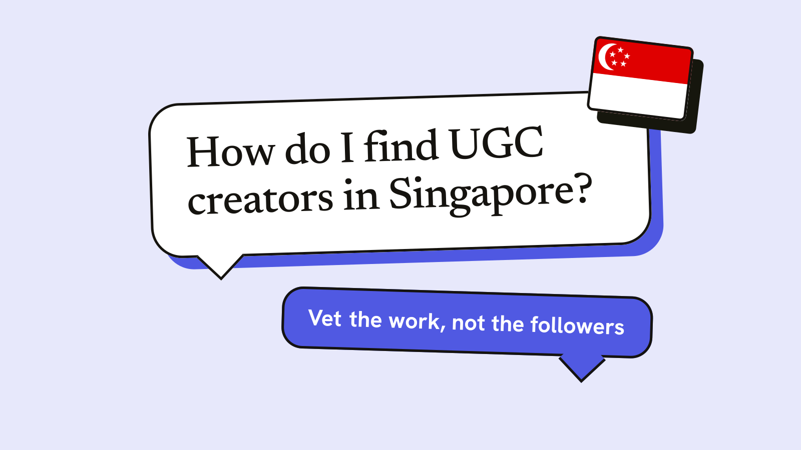 Illustration for the guide: How to Find UGC Creators in Singapore: A Vetting Checklist
