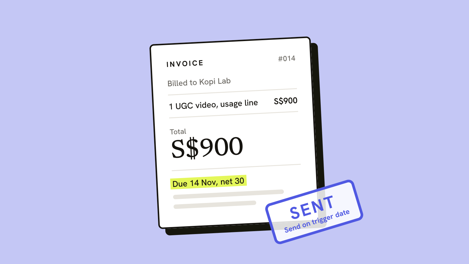 Illustration for the guide: How to Invoice a Brand as a Creator (2026 Guide)