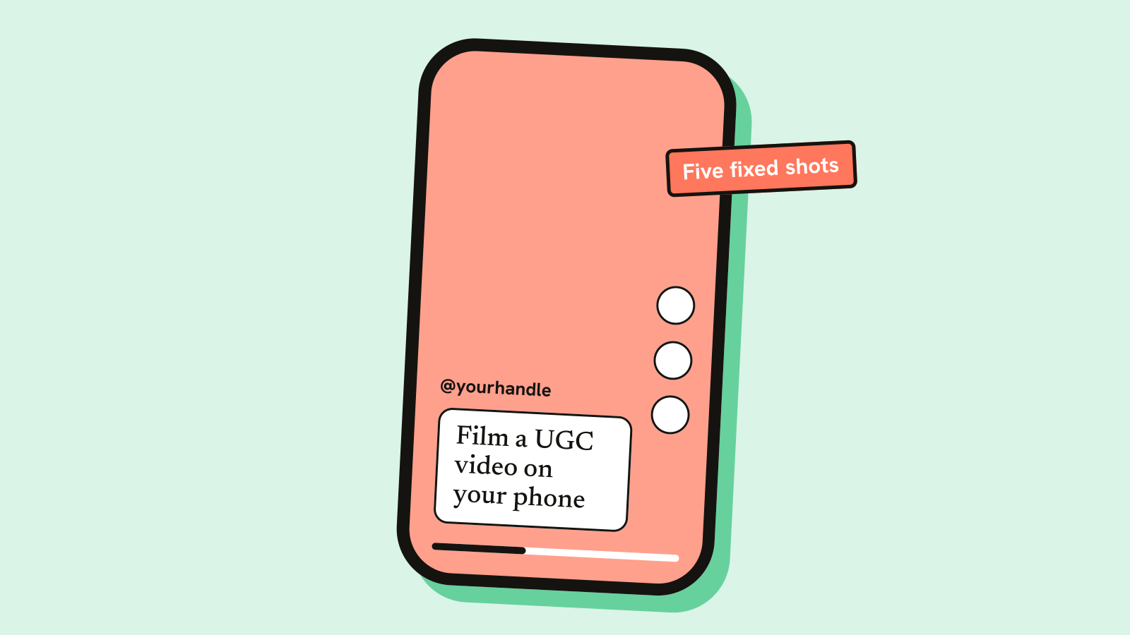 Illustration for the guide: How to Make a UGC Video on Your Phone in One Afternoon