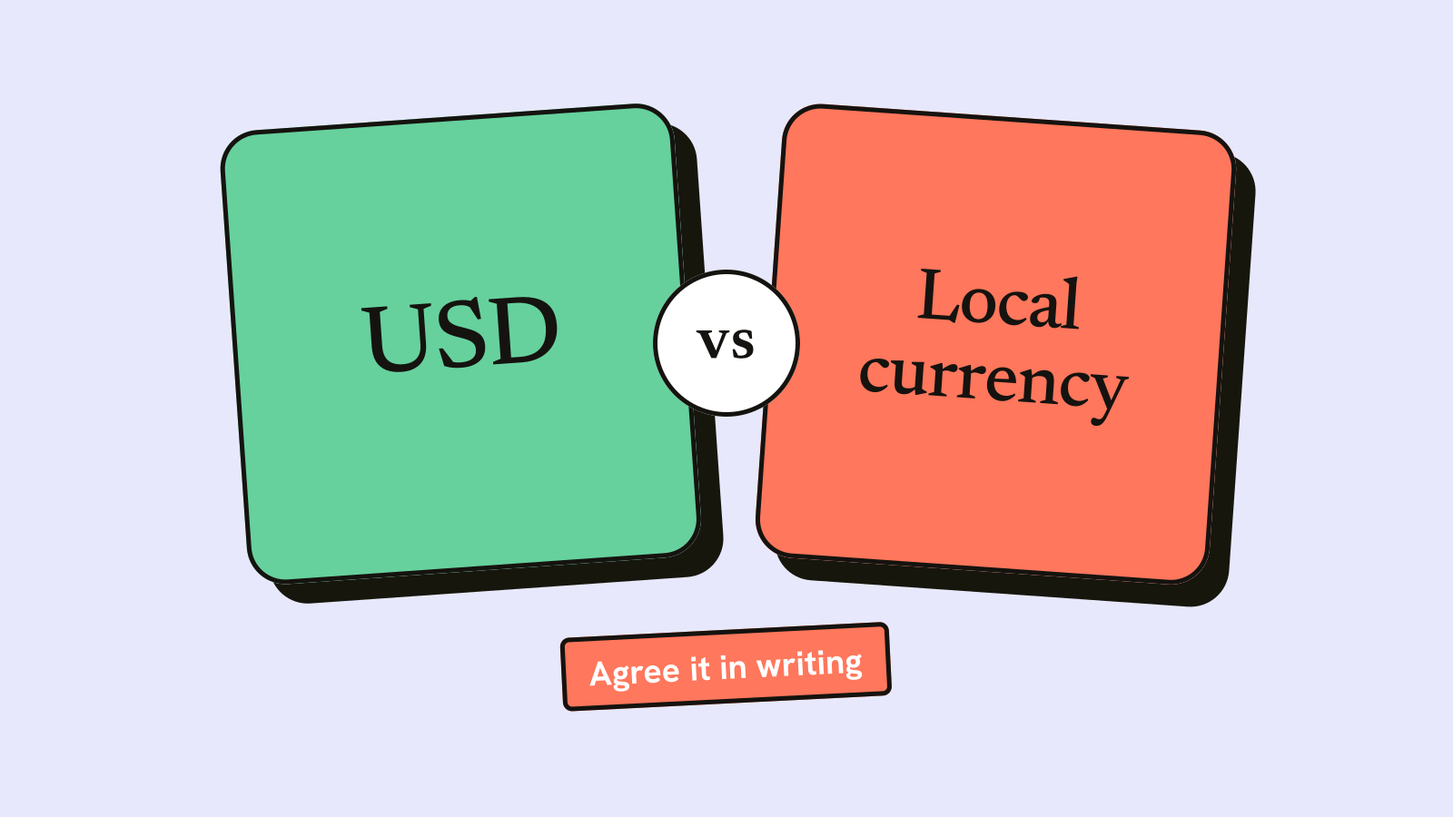 Illustration for the guide: Should I Charge in USD or Local Currency? Creator Guide